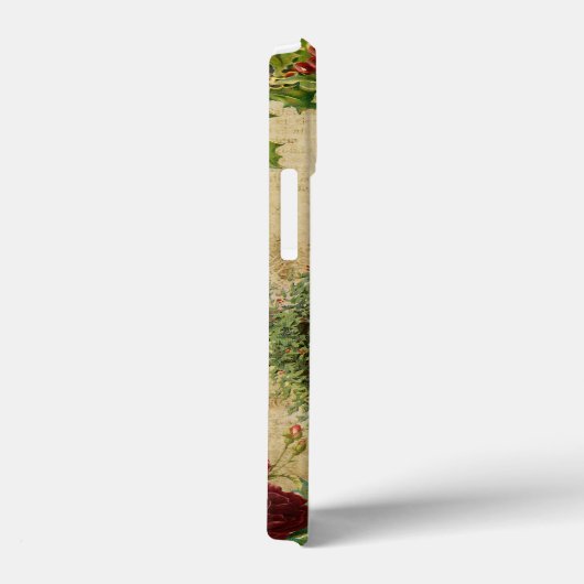 父ビクトリアンクリスマスフローラエフェメラ Case-Mate iPhoneケース (裏面 / 右)