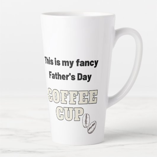 父ファンシーの日のマグカップ カフェラテマグ (右)