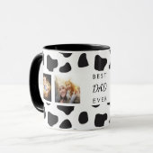 父フォトコラージュのカウボーイ白黒 マグカップ (正面左)