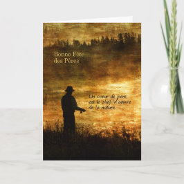 父フランスのの日の漁師サンライズ池 カード