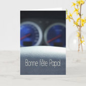 父フランスのの日 カード (黄色い花)