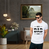 父ミニマルの日の贈り物最高のパパカスタム Tシャツ