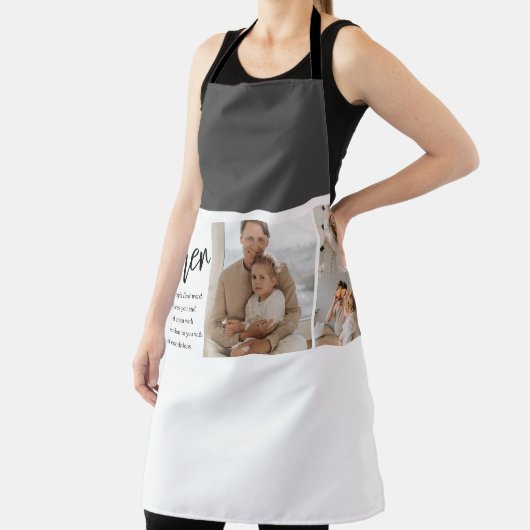 父モダンとコラージュ写真最高の引用文 エプロン (インサイチュ)
