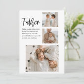 父モダンとコラージュ写真最高の引用文 シーズンカード (スタンド正面)