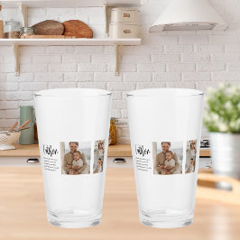 父モダンとコラージュ写真最高の引用文 タンブラーグラス