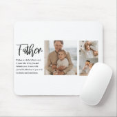 父モダンとコラージュ写真最高の引用文 マウスパッド (マウス)