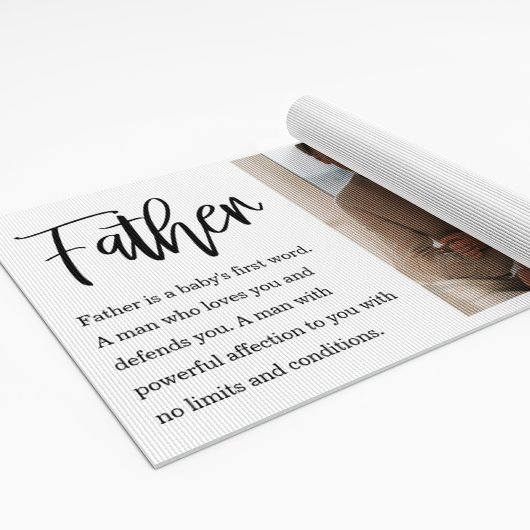 父モダンとコラージュ写真最高の引用文 ヨガマット