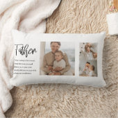 父モダンとコラージュ写真最高の引用文 ランバークッション (ブランケット)