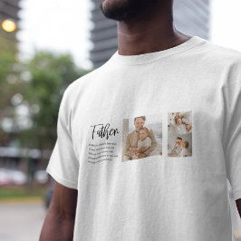 父モダンとコラージュ写真最高の引用文 Tシャツ