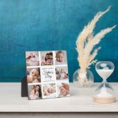 父モダンの日のベビー写真コラージュ フォトプラーク (インサイチュ)