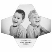 父モダンの日の写カスタム真 サッカーボール (フラット)