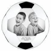 父モダンの日の写カスタム真 サッカーボール (正面)