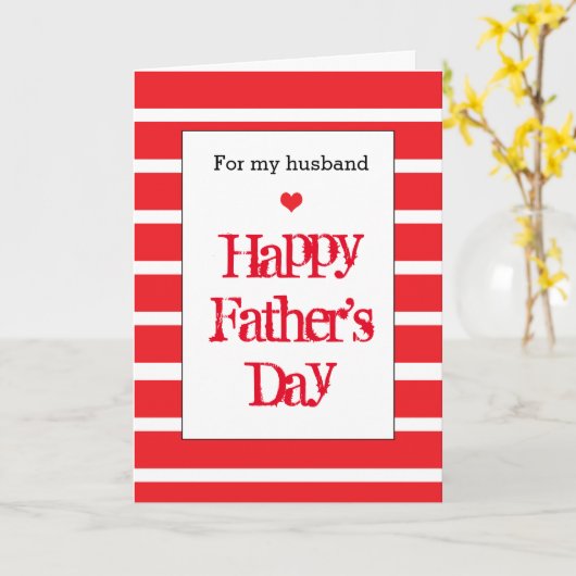 父モダンの日の夫 カード (黄色い花)