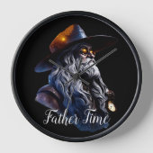 父モダン時代 壁時計 (正面)