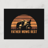 父モーズロ最高のーン気にパパモウイングガーデン脂肪 シーズンポストカード (正面)