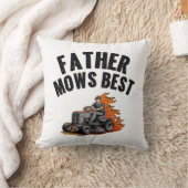 父モーズ最高のおもしろいパパ火炎芝刈り クッション (ブランケット)