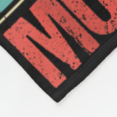 父モーズ最高の、芝刈りパパ、ヤードおもしろい作業 フリースブランケット (角)