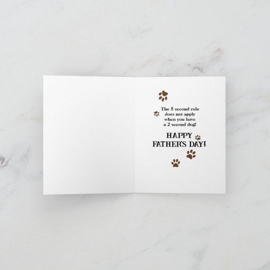 父ユーモアのあるの日 カード (内部)