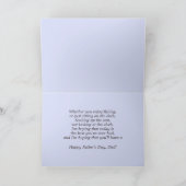 父リラックスの日の波止場 カード (内部)