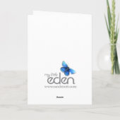 父リラックス日の海軍のブルーカードは何もしない カード (裏面)