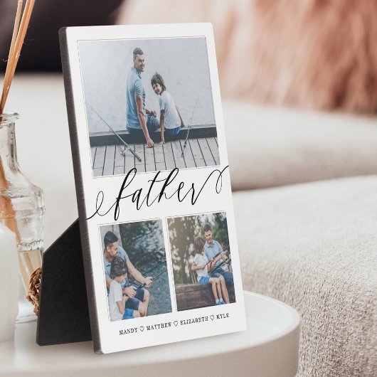 父上への贈与 |家族の思い出3 Photo Collage フォトプラーク