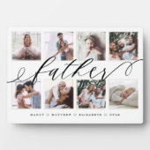 父上への贈与 |父の日の写真コラージュ フォトプラーク (正面)