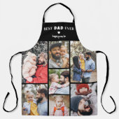 父写真パーソナライズされたコラージュ最高のパパ エプロン (正面)