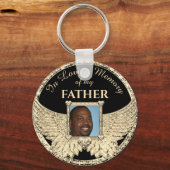 父写真記念キーチェーン キーホルダー (正面)
