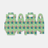 父包まれたクリスマス伝統的のプレゼンター フェイバーボックス (折り畳みなし)