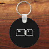 父娘に合うパパシャツをコピー&ペースト キーホルダー (正面)