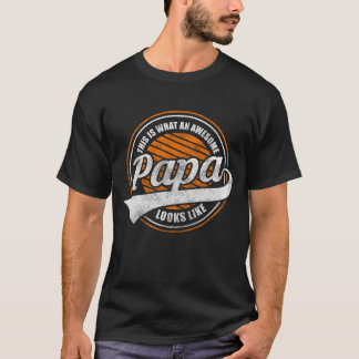 父娘の両親ストロング・レトロ Tシャツ