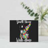 父娘の自閉症は絶対に歩けない シーズンポストカード (スタンド正面)