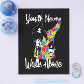 父娘の自閉症は絶対に歩けない チラシ (シングル)