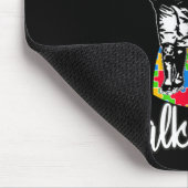 父娘の自閉症は絶対に歩けない マウスパッド (コーナー)