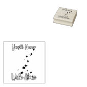 父娘の自閉症は絶対に歩けない ラバースタンプ (押印)