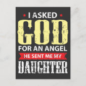 父娘エンジェル – 家族の愛 ポストカード (正面)