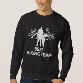 父娘チー最高のムハイキング スウェットシャツ (正面)
