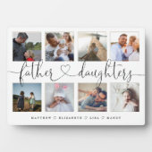 父娘ハート脚本 |フォトグリッドのコラージュ フォトプラーク (正面)