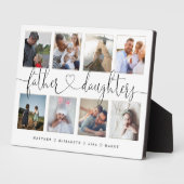 父娘ハート脚本 |フォトグリッドのコラージュ フォトプラーク (側面)