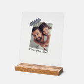 父娘ハート脚本 | フォトコラージュ アクリルサイン (傾斜)