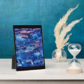 父娘魚釣り フォトプラーク (側面)