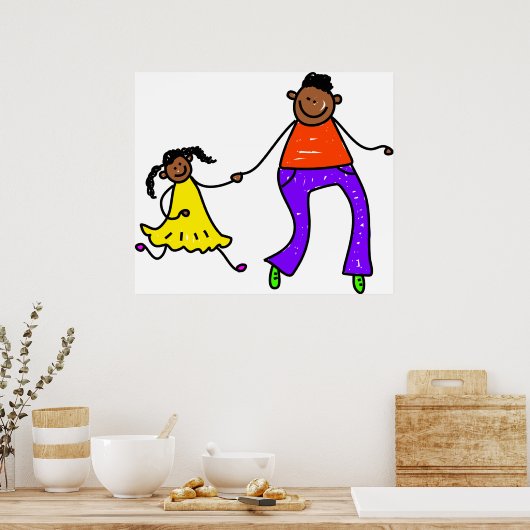 父娘 ポスター (キッチン)