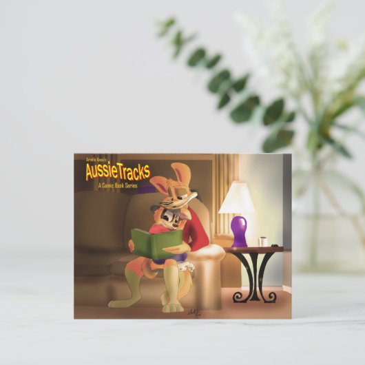 父子はがき ポストカード (スタンド正面)