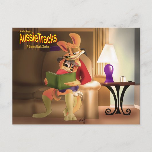 父子はがき ポストカード (正面)