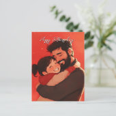 父子保証赤はがき シーズンポストカード (スタンド正面)