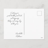 父子保証赤はがき シーズンポストカード (裏面)