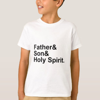 父子聖霊 |三位一体の神 Tシャツ