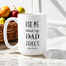 父引用文頼黒い私のパパのジョーク コーヒーマグカップ
