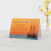 父感動的の日、主よ賛美よ カード (黄色い花)