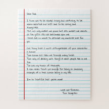 父書の日のパパへの手紙